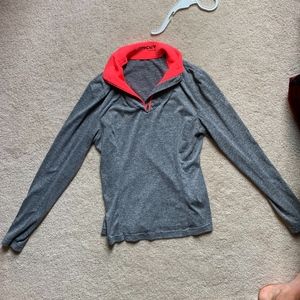 spider grey  long sleeve zip